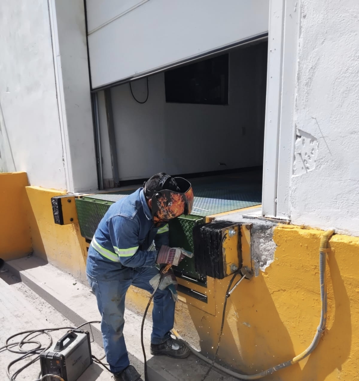 Reparación de topes de andén