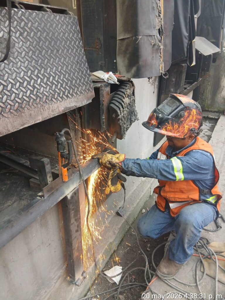 reparación de andenes de carga

